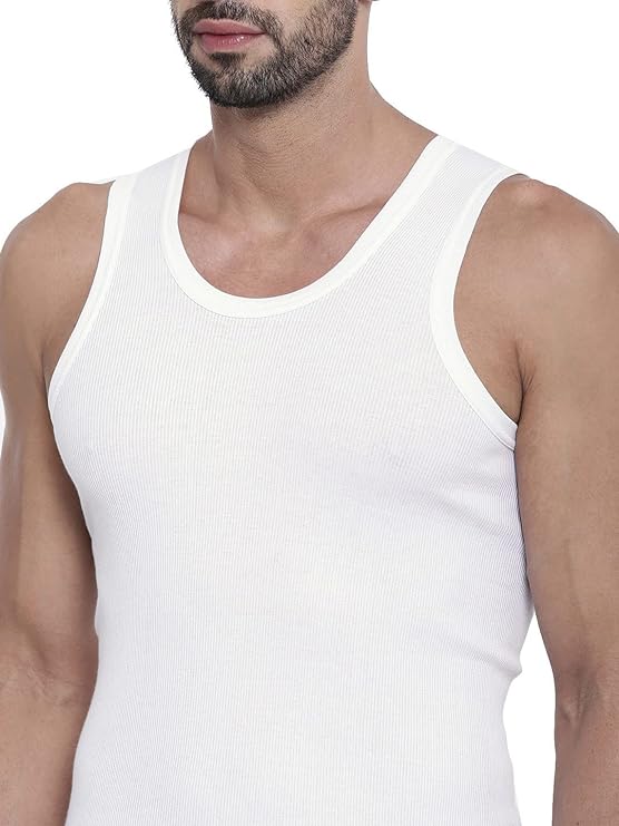 Dixcy Round Neck Sleeveless Lining Vest - Pack of 6 (#Dixcy-Derby -White) - DEEPMALA HOSIERY