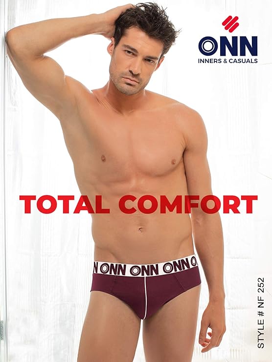 ONN Men's Cotton Brief (Pack of 6) NF-252 - DEEPMALA HOSIERY