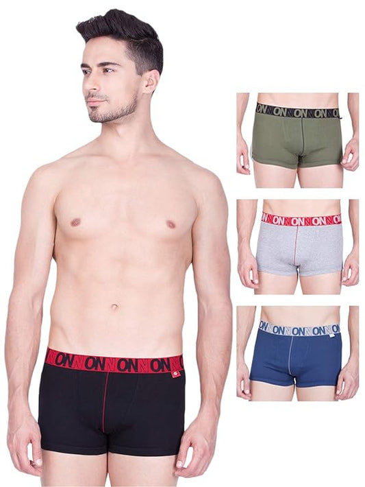 ONN Men's Cotton Boxers (Pack of 4) (Colors May Vary) Style # NF-253 - DEEPMALA HOSIERY