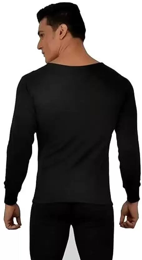 LUX COZI GARAM BLACK THERMAL SET FOR MEN'S