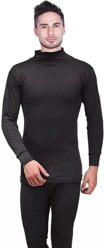 LUX COTT'S WOOL Men Top Thermal Highneck