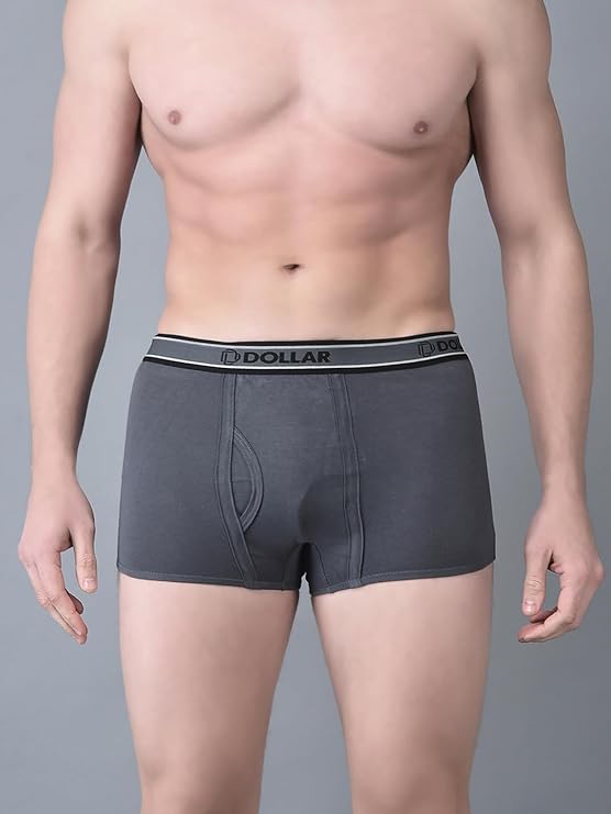 DOLLAR BIGBOSS Men's Cotton Blend Mini T/E Regular Trunks -PACK OF 5