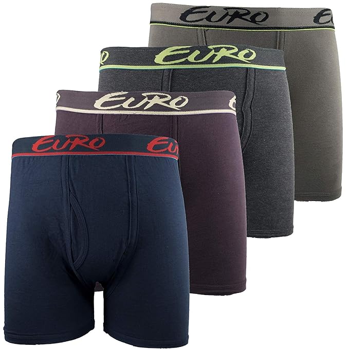 Euro Men's Cotton Trunk (Pack of 4)