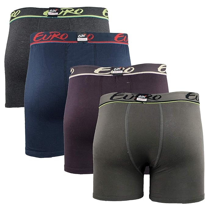 Euro Men's Cotton Trunk (Pack of 4)