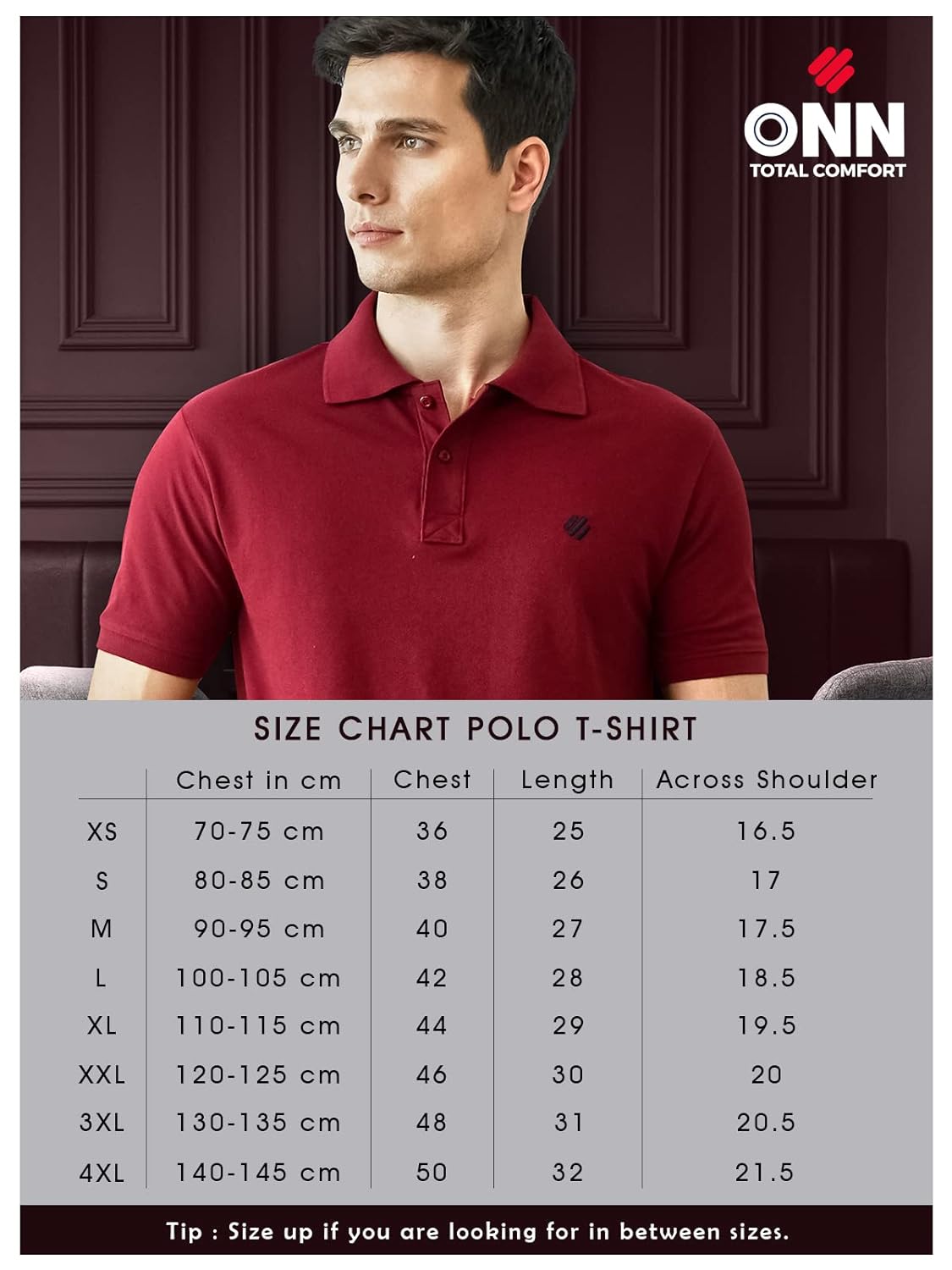 ONN Men's Regular Fit Polo Shirt With Pocket Style # 432