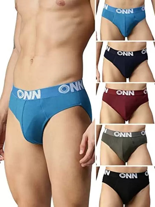 ONN RELAXZ Pack of 6 Solid Men Brief STYLE -OR-153