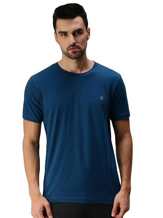 ONN Men's Half Sleeves Round Neck 100% Cotton T-Shirt