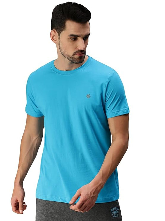 ONN Men's Half Sleeves Round Neck 100% Cotton T-Shirt