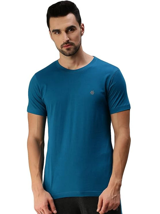 ONN Men's Half Sleeves Round Neck 100% Cotton T-Shirt